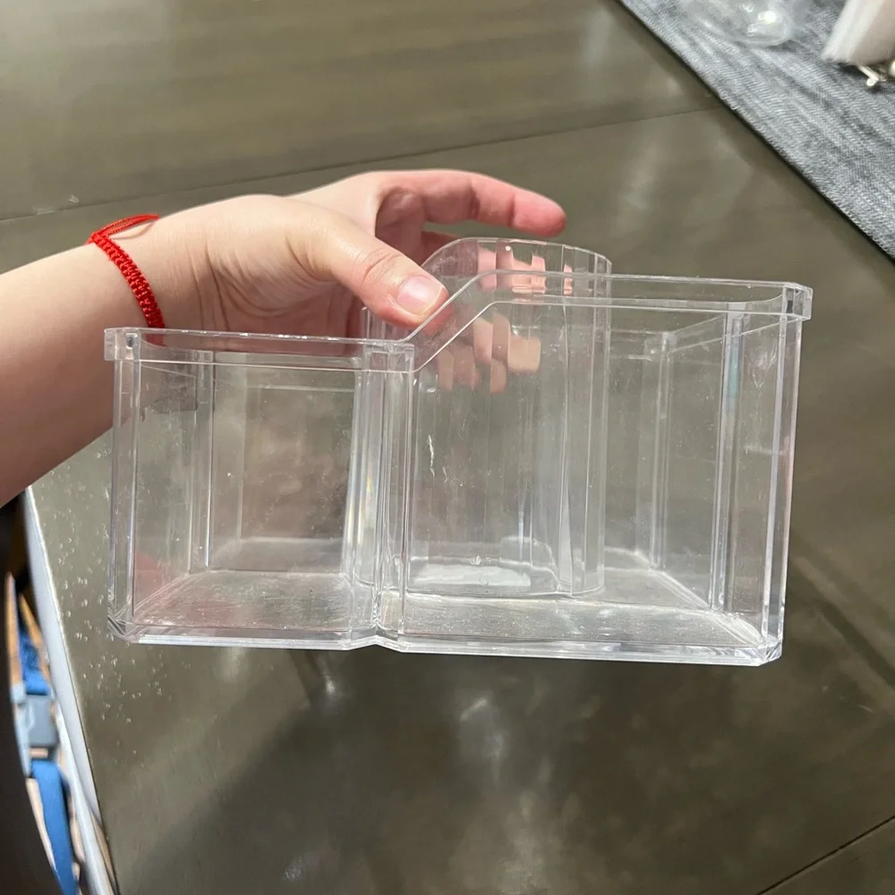 Clear Makeup Organizer - 6 Compartments